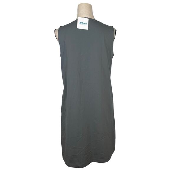 NEW Uniqlo AIRism Ultra Stretch Sleeveless Mini Dress in Gray Size: M - Picture 5 of 6